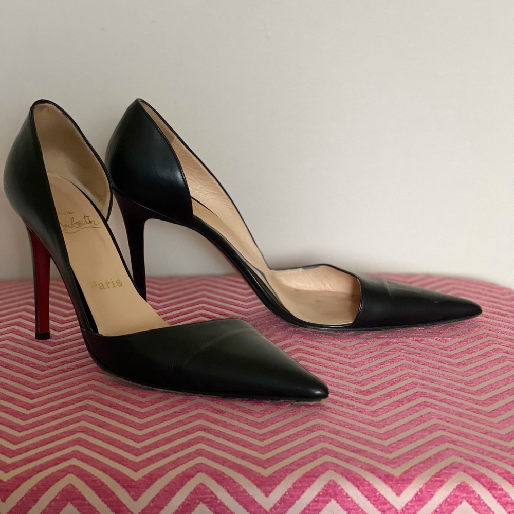Christian Louboutin Iriza black shoes 38 8 100